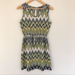 Closet closing 4/15, make offer! Printed Tank Dress with Tie Waist by Indulge S